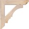 Ekena Millwork Balboa Slat Smooth Bracket, Douglas Fir, 3 1/2"W x 22"D x 22"H BKT04X22X22BOA06SDF - alternate 2